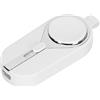 Denash Caricatore Portatile, Mini Power Bank 2000Mah con Portachiavi, Carico Rapido Travel Essential Power Bank Piccola Batteria Esterna per il Telefono di Orologio IOS (WHITE)