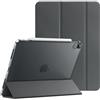 JETech Custodia SOLO per iPad Air 11 Pollici M4/M3/M2 (2026/2025/2024), iPad Air 5a/4a (Modello 2022/2020, 10,9 Pollici), Supporto Sottile con Retro Rigido Cover (Grigio Siderale)