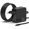 MJXYXCDH 100W USB C portatile Caricatore Alimentatore per HP, MacBook Pro, MacBook Air, iPad Pro, ASUS, Lenovo, Huawei, Acer, Xiaomi, Dell, Samsung, Tipo C Caricabatterie