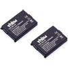 vhbw 2x batteria sostituisce Siemens L36880-N5401-A102, V30145-K1310-X127 per telefono fisso cordless (1300mAh, 3,7V, Li-Ion)