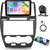 Hodozzy 4G+128G Android Autoradio per Land Rover Freelander 2 2007-2012 con Carplay Wireless Android Auto, 9 Pollici InCell Schermo 2 Din Radio Touchscreen GPS Bluetooth DSP WiFi, FM RDS, Telecamera