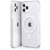 PhoneThrone Custodia Magnetica Compatibile con MagSafe con HaloLock con iPhone 13 Mini Antiurto, Resistente all'Ingiallimento, Retro Resistente ai Graffi, Trasparente (IPHONE 13 MINI)