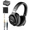 TAKSTAR Cuffie per monitor over-ear Regolazione bassi Stereo HiFi Stereo Dynamic Studio Cuffie con cancellazione del rumore per il monitoraggio della registrazione - PRO 82 Nero