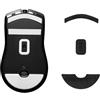 kwmobile Set Piedini di Ricambio per Mouse Compatibile con Razer Viper 8k HZ Mouse - Gommini nero - per Maggiore Controllo e Scorrevolezza
