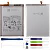 Duotipa Batteria di ricambio EB-BA336ABY 4860 mAh, compatibile con Samsung Galaxy A53 5G / A33 5G con kit di attrezzi di riparazione