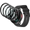 FWKDWHPH [4 pezzi Pellicola salvaschermo compatibile con Polar Vantage V3,copertura totale curva 3D,Durezza 9H,Anti-Graffio,Senza Bolle,HD Pellicola Protettiva