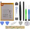 OnlyTech - Batteria di ricambio premium per Samsung Galaxy Tab A9 8.7 (X110) - 5100mAh - Qualità identica con kit di riparazione 10 Strumenti