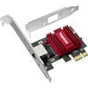 YuanLey Scheda di Rete 2,5G, Adattatore Ethernet PCIe 2,5Gb YuanLey con Realtek RTL8125B, Scheda LAN PCI Express a RJ45, NIC 2500Mbps per Windows/Linux/macOS, Compatibile con Slot X1/X4/X8/X16