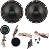 IPNOSIS Kit 4 casse IPK 16SQ con 2 woofer da 16,5 cm + 2 tweeter | 480 W Max | 90 dB