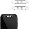 Fukaisu 2pz Privacy Copertura Fotocamera Frontale, Materiale Trasparente Cover Copri Fotocamera Frontale Cellulare Riconoscimento Facciale Attiva/Disattiva per iPhone 17/16/15/14 Pro Max/Pro (Argento)