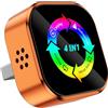 MZU Adattatore Wireless CarPlay 4-in-1 - Da Cablato a Wireless per CarPlay e Android Auto, con MirrorLink e AirPlay Specchio, compatibile per iPhone e Android (Arancia)