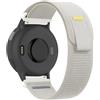 SumRioo 20 mm Cinturino per Garmin Vivoactive 5/Vivoactive 3/3 Music/Venu/Venu 2 Plus/Venu Sq/Sq 2, Nylon Cinturino per Garmin Forerunner 55/165/165 Music/245/245 Music/645/645 Music, Bianco