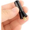 Tyenaza 3.5cm Antenna per Auto Universale, Breve Antenna per Auto Universale Viti Tozze in Fibra di Carbonio M3 M4 M5 Anello in Gomma M6, che Migliora il Segnale AM/FM
