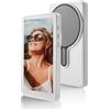 MOJOGEAR VS3 - Monitor Vlog per selfie senza fili + cablato, schermo IPS da 4,02 pollici per fotocamera posteriore smartphone, monitor Vlog con batteria da 1500 mAh e telecomando Bluetooth, colore