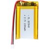 YUNIQUE GREEN-CLEAN-POWER Batteria LiPo 3.7V 1200mAh 803048 con Connettore JST - Batteria Ricaricabile per Dispositivi Elettronici, RC e Progetti DIY