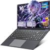 KeeUiU 16 Portatile PC Core i5-8210Y, Notebook 16 GB RAM SSD 1 TB, Laptop con display 1920x1200 FHD, Win11 Pro, RJ45, Type-C, USB 3.0, Wi-Fi, BT5.0, tastiera digitale retroilluminata Computer portatile