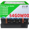 HAO SHI XIANG 54G0W00 - Cartuccia toner di scarto 54G0W00, compatibile con stampanti Lexmark C9235 C9245 C9255 C9265 XC9235 XC9245 XC9255 XC9265 (54G0W00 - Bottiglia di toner di scarto - 1 confezione)