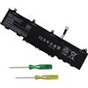 WoskjXas CC03XL Batteria Compatibile con HP EliteBook 830 835 840 845 G7, EliteBook 830 835 840 845 G8, HP ZBook Firefly 14 G7 G8 Serie, HSTNN-DB9Q HSTNN-IB9F L77608-1B2 L77608-1C1