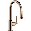 AXOR Montreux rubinetto da cucina, estraibile, orientabile, 16581300, Montreux oro rosso [Rubinetteria da Cucina > Rubinetti da Cucina]
