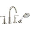 AXOR Montreux rubinetto bordo vasca, miscelatore a due comandi, 16550800, Montreux acciaio inox spazzolato [Rubinetteria Bagno > Rubinetteria Vasca]