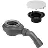Viega Tempoplex set scarico completo, 838904+837044, Tempoplex bianco opaco [Rubinetteria Bagno > Sistemi di Scarico]