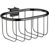 AXOR Montreux portaoggetti doccia, 42066330, Montreux nero cromato [Accessori Bagno > Mensole Doccia]