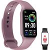 Baolubao Smartwatch Donna, Orologio Fitness Cardiofrequenzimetro Orologio Fitness/SpO2/Sonno/Contapassi, Notifiche Smart Watch Activity Tracker per iOS Android (2 Cinturini)