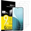 NEW'C 3 Pezzi, Vetro Temperato per OPPO Reno14 F 5G, Pellicola Prottetiva Anti Graffio, Anti-Impronte, Senza Bolle, Durezza 9H, 0,33mm Ultra Trasparente, Ultra Resistente