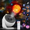 Charmofun Proiettore Stelle Soffitto, 14-in-1 Proiettore Galassi con telecomando, Skylight Planetario Proiettore con Timer e Angolo Regolabile 360°, Proiettore Stelle con 14pcs Film Dischi