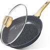 GiPP Padella Antiaderente Compatibile con Induzione, 24CM+Coperchio