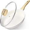 GiPP Padella Antiaderente Compatibile con Induzione, 24CM + Coperchio