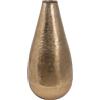 BigBuy Home Vaso dorato in alluminio