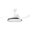 Orbegozo CP 162105 Ventilatore da soffitto con luce LED a 3 toni, 6 velocità, sistema di protezione contro polvere e insetti, timer 2 e 4 ore e modalità luce notturna