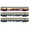 Hornby HR4349 Rivarossi DB, 3-unit pack night train "Luna", bar coach WGmh 854 in red-b