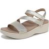 Vionic Sandali Sophia Slingback, Pelle dorata., 39 EU Larga