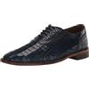 Stacy Adams Riccardi Oxford-Scarpe Stringate, Uomo, Blu Scuro, 42.5 EU Larga