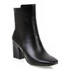 ENEN Stivali Cowboy Donna Texani Pelle, 34-45 EU Stivali Monta Western Cowboy Donna Alti Comodi Morbida Suola Antiscivolo Moda Eleganti per Autunno e Inverno (8258 Nero,44)