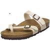 Birkenstock Womens Mayari Graceful Pearl White Birko-Flor Sandals 38 EU