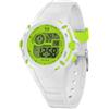 ICE-WATCH - ICE digit explorer White lime - Orologio Bianco e verde da Bambinicon Cinturino in silicone - 024004 (Small)