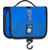 Seven Trousse Viaggio Inter, Blu, Appendibile, Scomparto con zip, Tasca Interna con rete, Per bambini, Ragazzi e adulti, Tempo libero, Calcio, Prodotto ufficiale