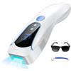 Deplite Epilatore Luce Pulsata con Funzione Ghiaccio 19,35J, Luce Pulsata 9 Livelli Energia, Epilatore Laser Flash Continuo Automatico, Depilazione luce pulsata per Donna Braccia Ascelle Gambe Corpo