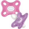 MAM Istruzioni in Lingua Straniera - Mam Comfort - Ciuccio in Silicone da 0 Mesi + (confezione da 2), Morbido e Leggero, Essenziale per Neonati e Prematuri, con Custodia da Viaggio Autosterilizzante, Rosa