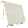 Generico Tenda da sole 250 cm x 250 cm beige a caduta senza cassone per esterno