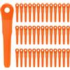 Odashen Confezione da 40 lame in plastica per Stihl PolyCut 6-2, 6-3, 7-3, 28-2, 48-2, 27-3, 47-3, Stihl PolyCut Head