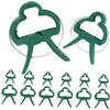 HOODANCOS Clip per Piante Rampicanti Supporto Regolabile in PP, Ganci per Piante da Orto e Rose, Fermagli da Giardino, 20 Pezzi per Legare