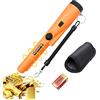 Libershine Metal Detector, Portatile Professionale Impermeabile Pinpointer Metal Detector con 1 Batterie, Luce LED e Vibrazione Automatica Alta Sensibilità, per Caccia al Tesoro Bambini Adulti