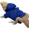 CQJ Abbigliamento per lucertola per draghi barbuti, abbigliamento rettile fatto a mano, in cotone, regalo per lucertola piccoli animali, geco, camaleonte (blu)