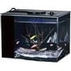 Micpointik Acquario con pompa filtrante da 160 l/h, autopulente, con luce LED, modello da tavolo per la casa, compatto, 20 x 15,5 x 15 cm (S)