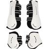 TOPINCN Ghette Anteriori Cavallo, Fibbia Regolabile Traspirante | Neoprene traspirante assorbe sudore, impatto assorbito, fibbia elastica jacquard antiscivolo, fori aria per igiene