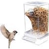 Generico Mangiatoia Per Gabbia u-ccelli, Automatica Anti Versamento In Acrilico Per Cocorita Calopsite Canarino, Alimentatore Piccoli u-ccelli Per Interni Esterni Giardino Balcone Terrazzo a-ccessori